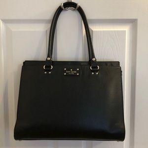 Kate Spade Black Leather Tote